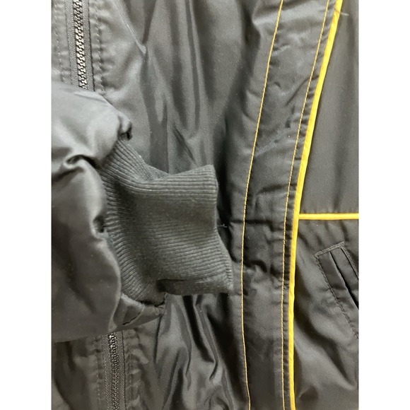 Vintage 80's SKI DOO Bombardier Black Yellow Snowmobile Jacket Womens 14 - Picture 4 of 15